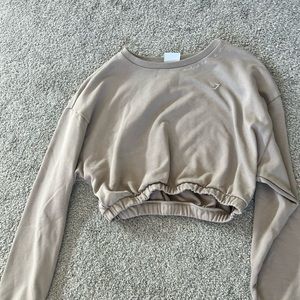 Gymshark crop sweatshirt
